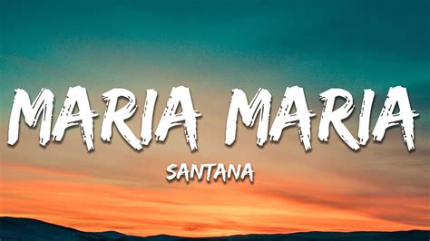 maria maria lyrics